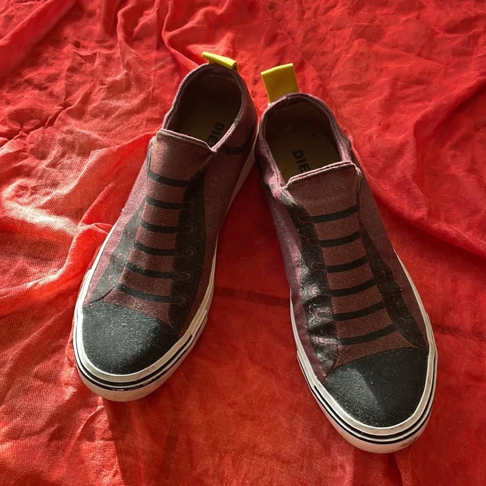 Diesel woman slip-on sneakers shoes original made in Italy
